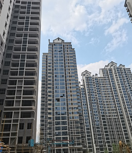 湖南湘潭白石古莲城外墙内保温项目